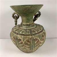 Urn-Style Pottery Vase