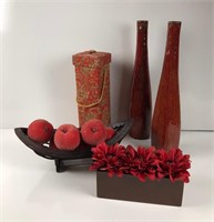 Home Decor in Rich Shades of Red