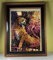 Framed Color Serigraph by John West