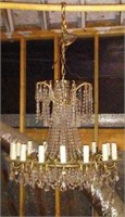 Lovely 16-Arm Crystal Chandelier