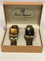 TWO CHARLES RAYMOND WATCHES IN BOX