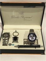 TWO CHARLES RAYMOND WATCHES IN BOX