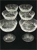 6 WATERFORD GLASSES