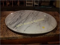 OVAL MARBLE TABLE TOP PIECE