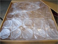 Box of Plastic Champagne Glasses - New Case