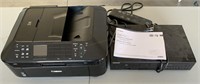 Canon all-in-one printer, Samsung DVD, VHS player