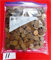 50 - 50 PLUS UNSEARCHED WHEAT BACK  PENNIES