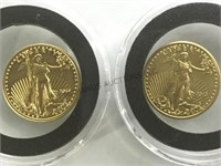 1/10 OZ. $5 GOLD EAGLE,  2 X MONEY