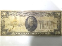 1928 $20 GOLD CERTIFICATE