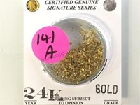 1.7G  24K GOLD NUGGETS