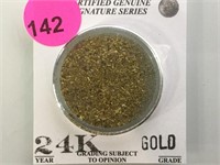 2.6G OF 24KN GOLD NUGGETS