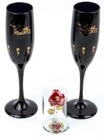 WDCC Beauty & the Beast Flutes and Rose