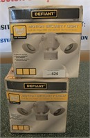 (2) Defiant Motion Security Lights