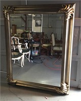 Large Beveled Glass Mirror