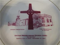 United Presbyterian Church  Granite City, IL Plate