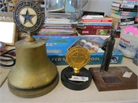 American Legion Auxilliary Brass Bell & more