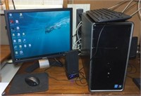 Dell Desktop Computer and Keyboard