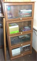 Wood Lawyers Cabinet with Contents