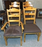 Ashley Furniture Pine Dining Chairs