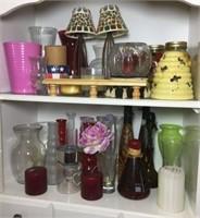 Vases, Candle Holders, & Candles