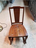 Old Childs Rocking Chair