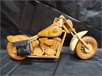 Wood Carved Harley