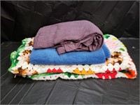 Fleece , Flannel, and Chrochet Blankets