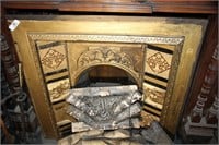 One Of  A Kind Cast Iron Fire Place