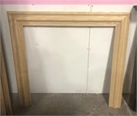 50in Natural Wood Fireplace Surround