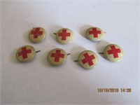 Vtg. Red Cross Pins