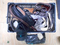 Mens 9 1/2"Shoes, Ties and Belts