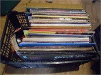 1 Box of Mixed Vinyl Records