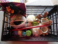 Box of Candles, Yarn, and Misc. Items