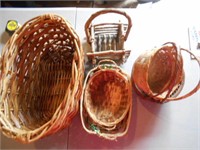 Lot of Baskets Assorted Sizes and Styles