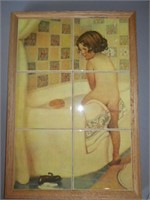19 1/2"by 13 1/2"Tile Wall Art