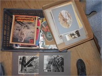 Box of Vintage Magazines and Photos