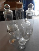6 Glass Storage Containers