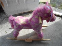 Small Rocking Horse Pink 2'Tall