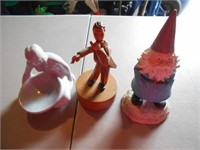 3 Piece Lot of Items Including Gnome