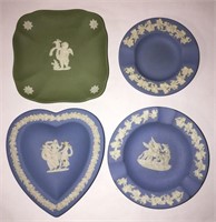 Group Of 4 Wedgwood Porcelain Trays