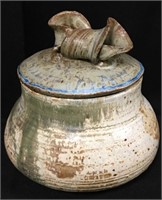 Art Pottery Jar With Lid
