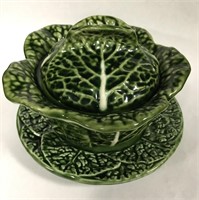 Portugal Covered Dish And Plate