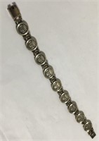 Mexico Sterling Silver Figural Bracelet
