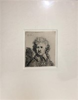Rembrandt Self Portrait Print