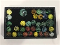 ASSORTED MARBLES APPROX 35