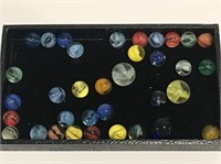 ASSORTED MARBLES APPROX 35