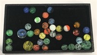 ASSORTED MARBLES APPROX 35