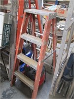 Orange Folding Ladder