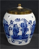 Delft Pottery Van Rossem's Tobacco Jar