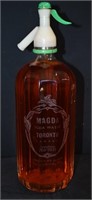 Vintage Magda Toronto Clear Seltzer Bottle